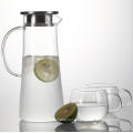 High Borosilicate Glass Cold Juice Kettle with Ss Materials Cap